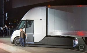 Tesla electric truck Image