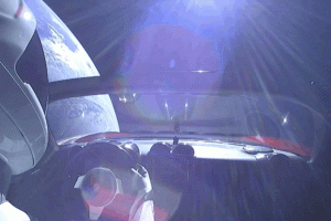 Ride along with the dummy driving Elon Musk’s Tesla to Mars